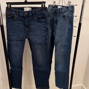 Abercrombie Kids Blue Straight Jean Set Size 9/10 Regular
